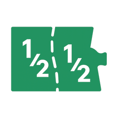 Korak 1: Podijelite listić